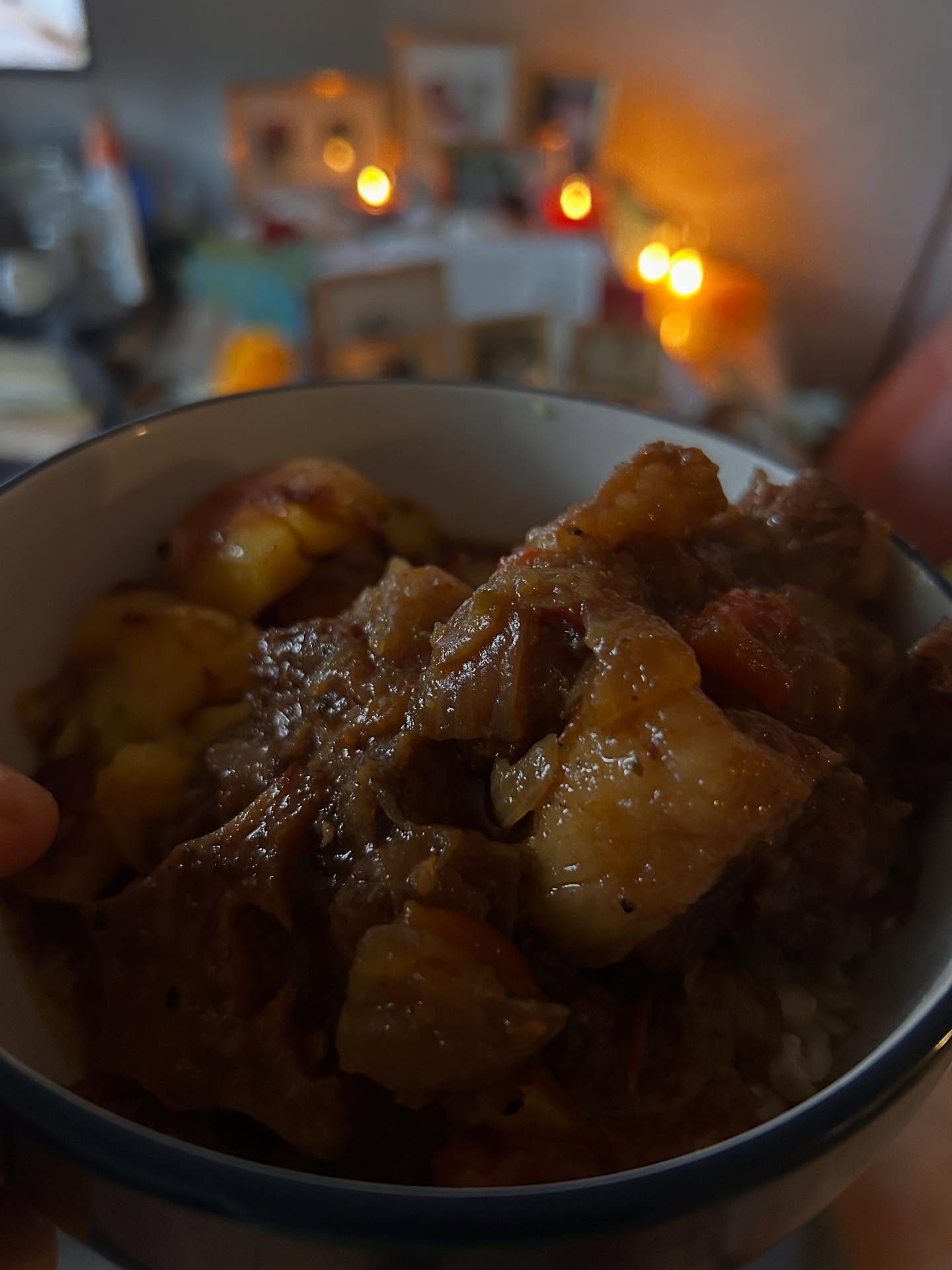 Oxtails with my ancestors. Trying on a little día de los defuntos to introduc…